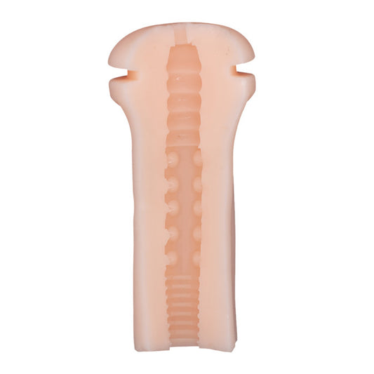 Vaginette réaliste Layla vue latérale format poche avec longueur compacte de 16 cm