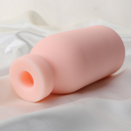 Masturbateur homme bouteille de lait avec vagin 3D réaliste et design discret