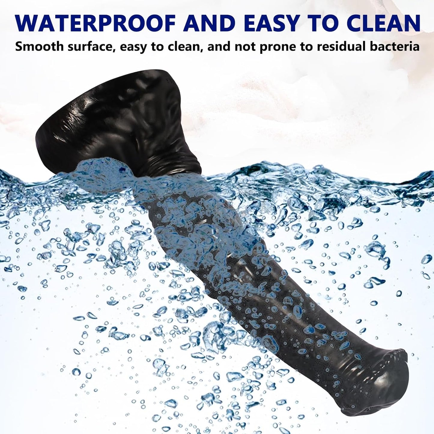 Texture nervurée du plug anal extra large noir en TPE – rainures profondes pour une stimulation amplifiée