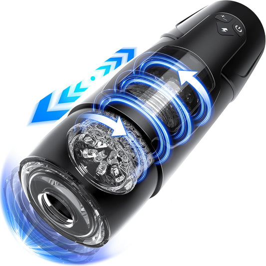 Vaginette Électrique Homme avec 7 Modes de Vibration et Rotation