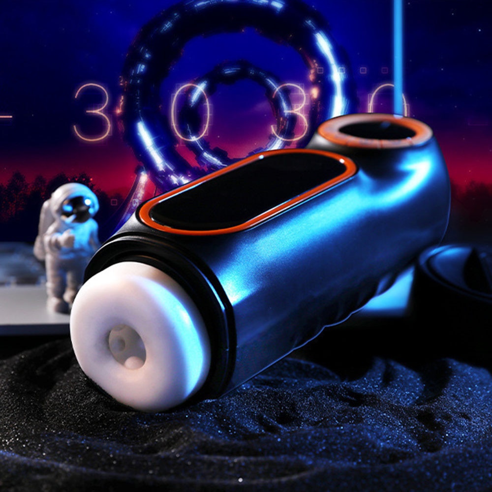 Masturbateur Pompeur Va et Vient Télescopique et Chauffant