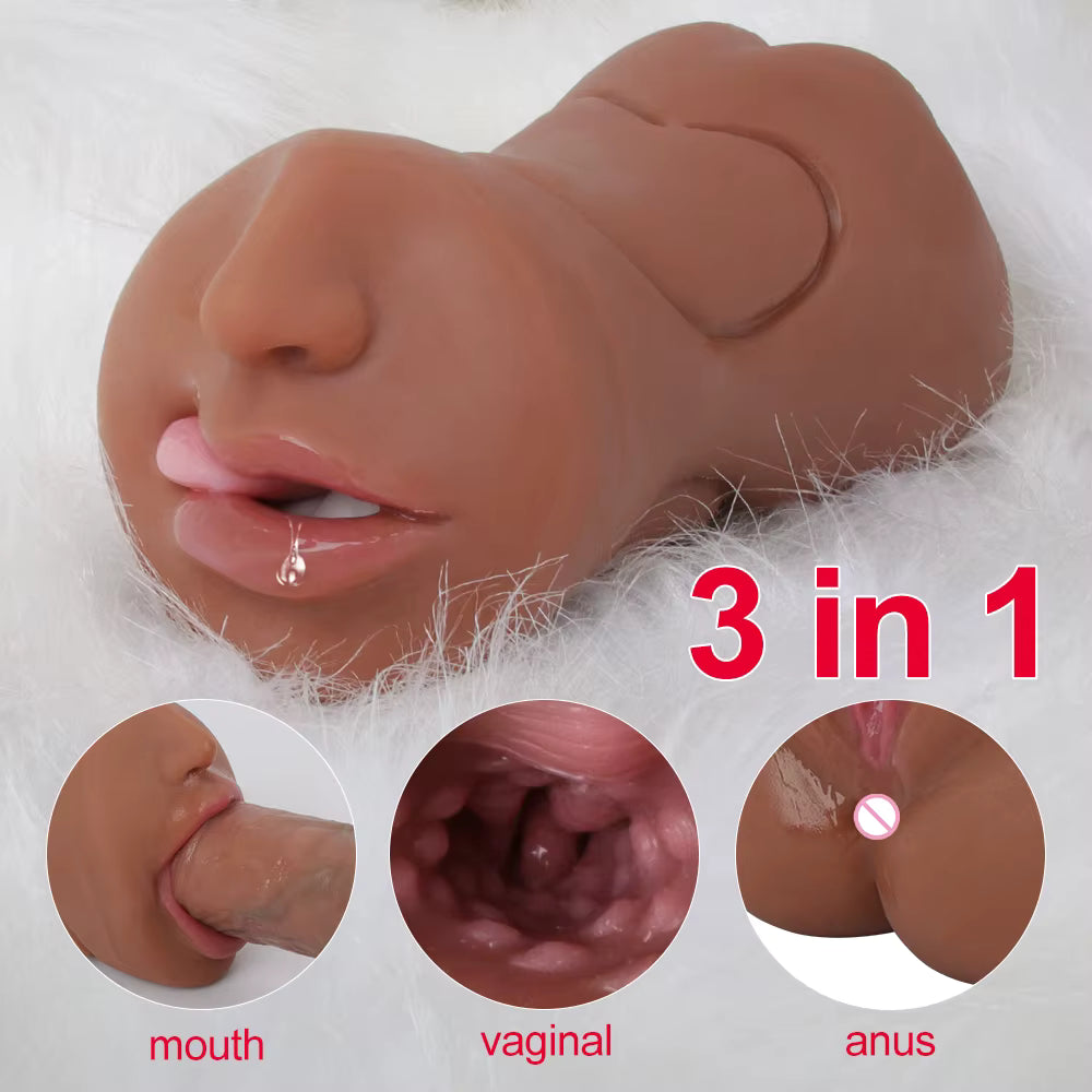 Masturbateur pour plaisir anal, oral et vaginal – modèle ergonomique