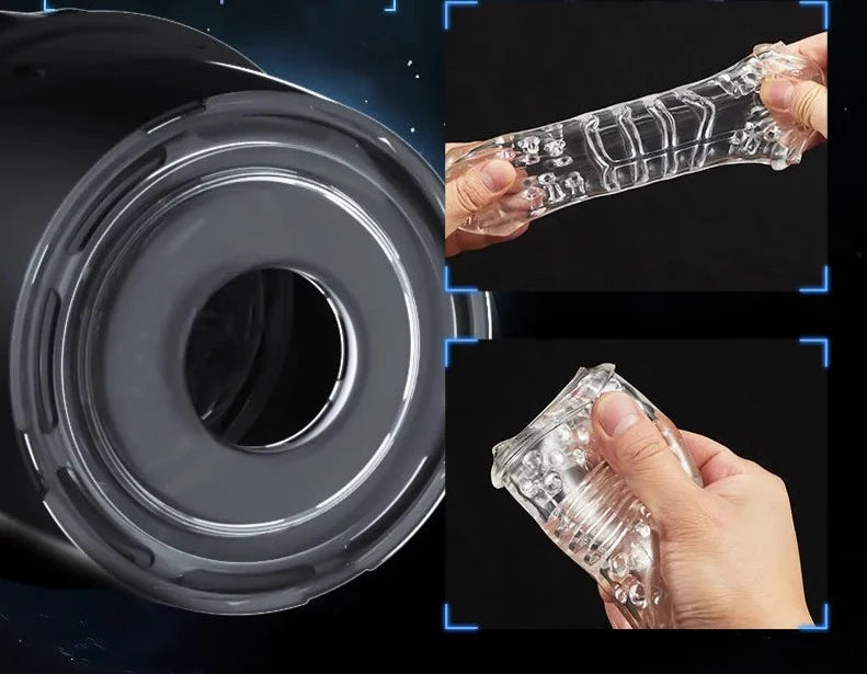 Masturbateur Cup Automatique à Rotation et Va et Vient