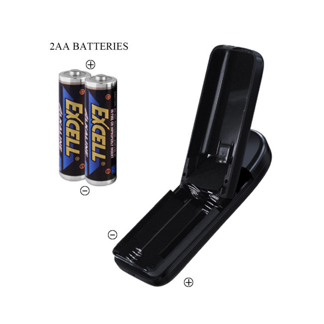 2 piles AA batteries du masturbateur fessier télécommandé avec fonction vibration réglable