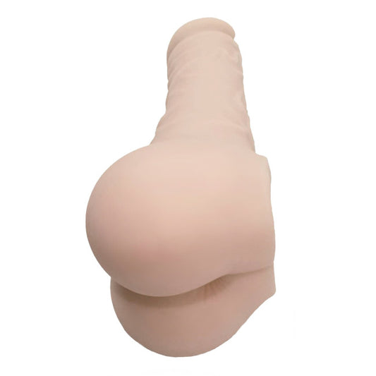Masturbateur fessier pour homme avec texture interne à reliefs et crêtes stimulants