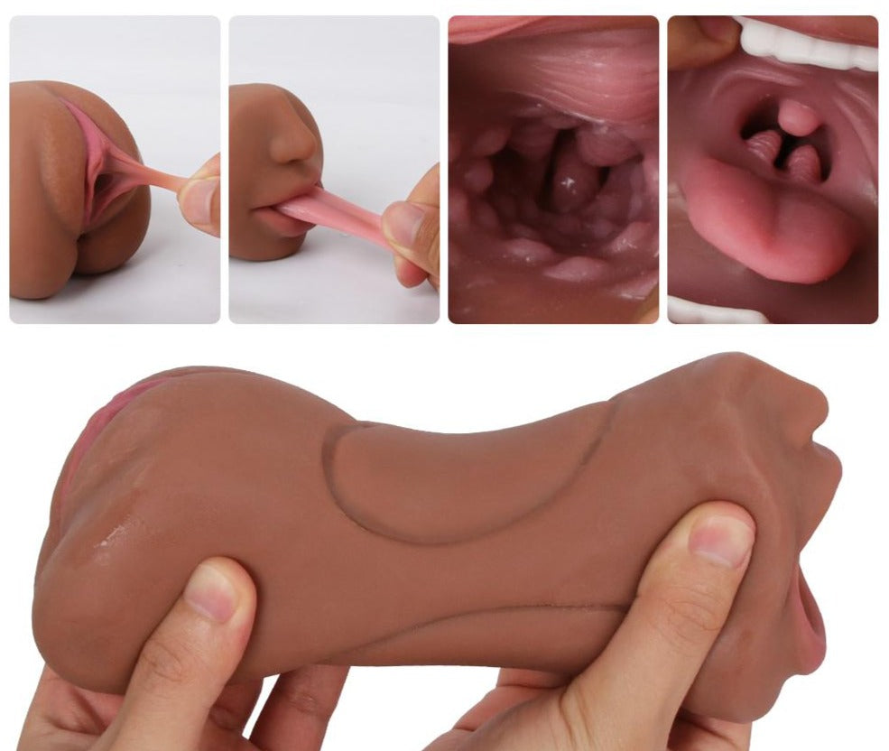 Masturbatore uomo-3 IN 1 - USB Riscaldamento