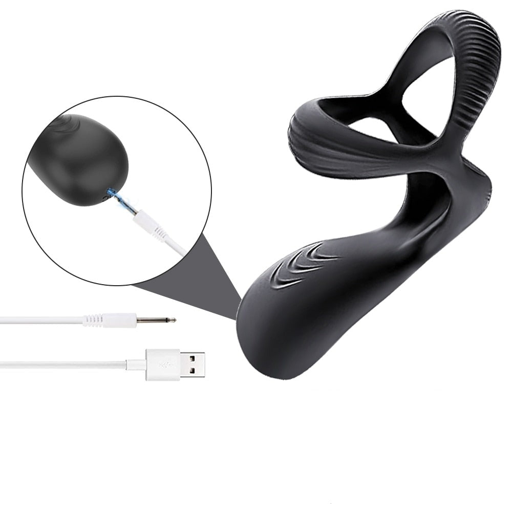 Cockring Vibrant - Stimulation Périnée/Clitoris - C7