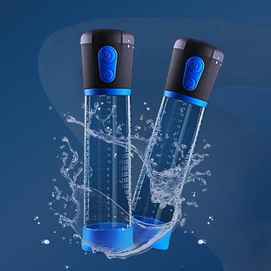 Pompe à Pénis Électrique bleu