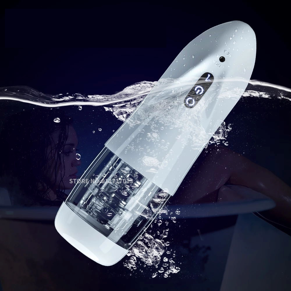 Masturbateur Chauffant à Rotation Homme est étanche à l'eau