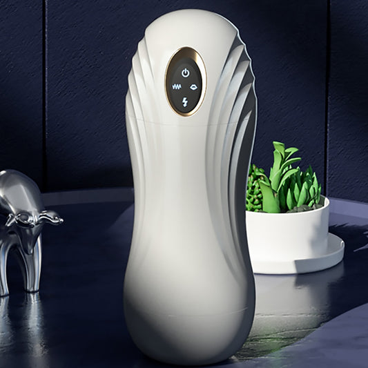 Vaginette Automatique - Suçeuse Vibrante - blanc