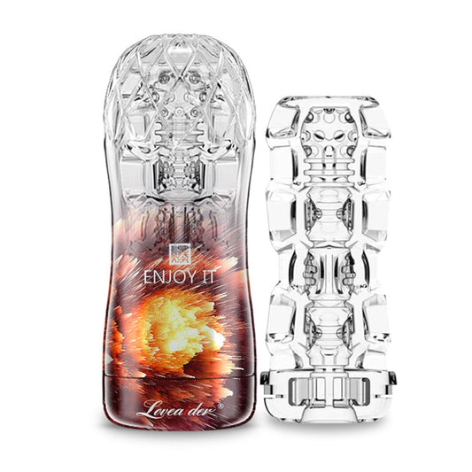 Masturbateur Homme Transparent Rouge