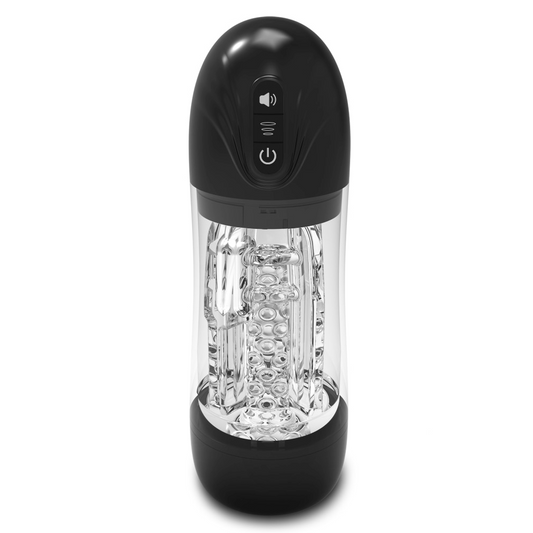 Vaginette Automatique Transparente - Fellation Vibrante