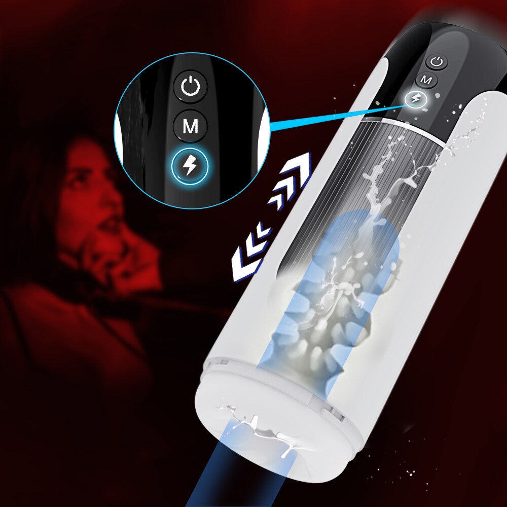 Masturbateur Automatique à Piston - Vibrant - R6