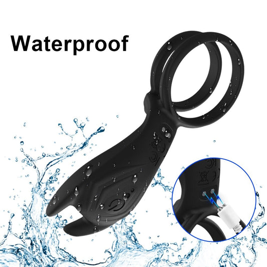 Cockring - Anneau Vibrant waterproof pour Couple