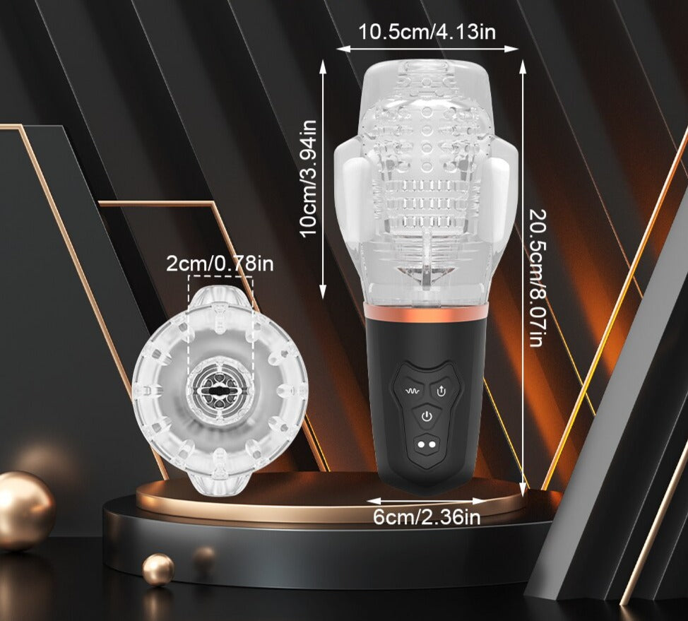 taille du masturbateur machine à sucer