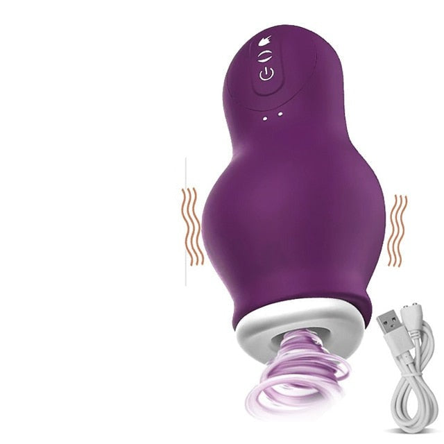 Vaginette Automatique "Bonne Suçeuse" - Vibrant violet