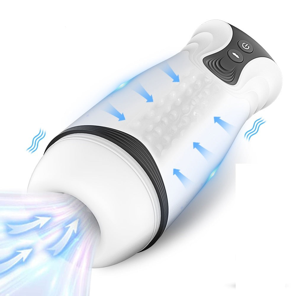 Masturbateur Homme Vibrant et Fellation - M28