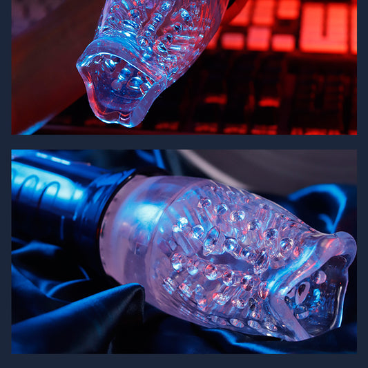 Photo réel Masturbateur Rotatif Vibrant - Puissant - M9