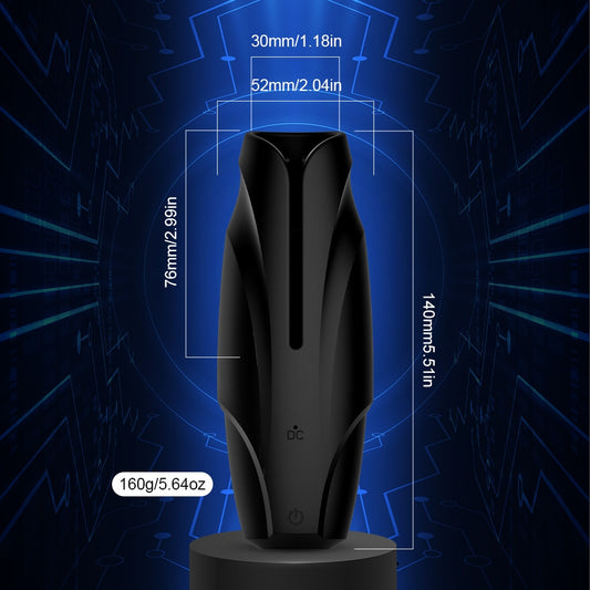 taille en cm mm Masturbateur Automatique Vibrant - M11