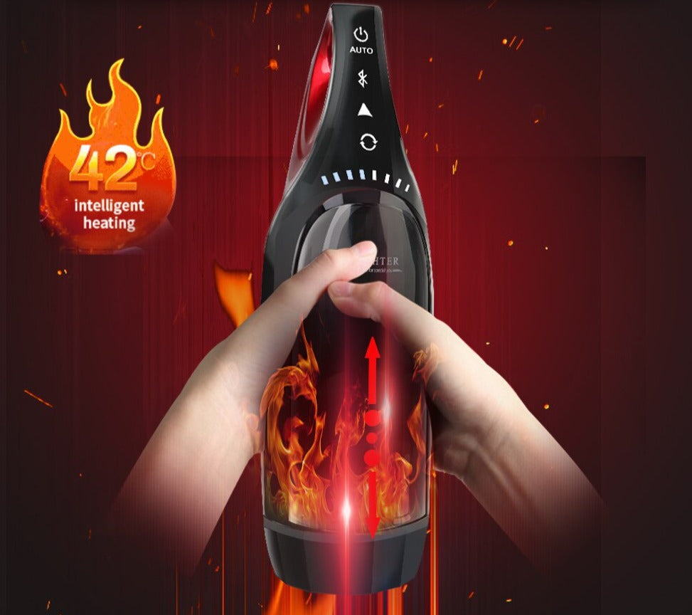 Masturbateur Homme Automatique Va et Vient Rotatif Chauffant