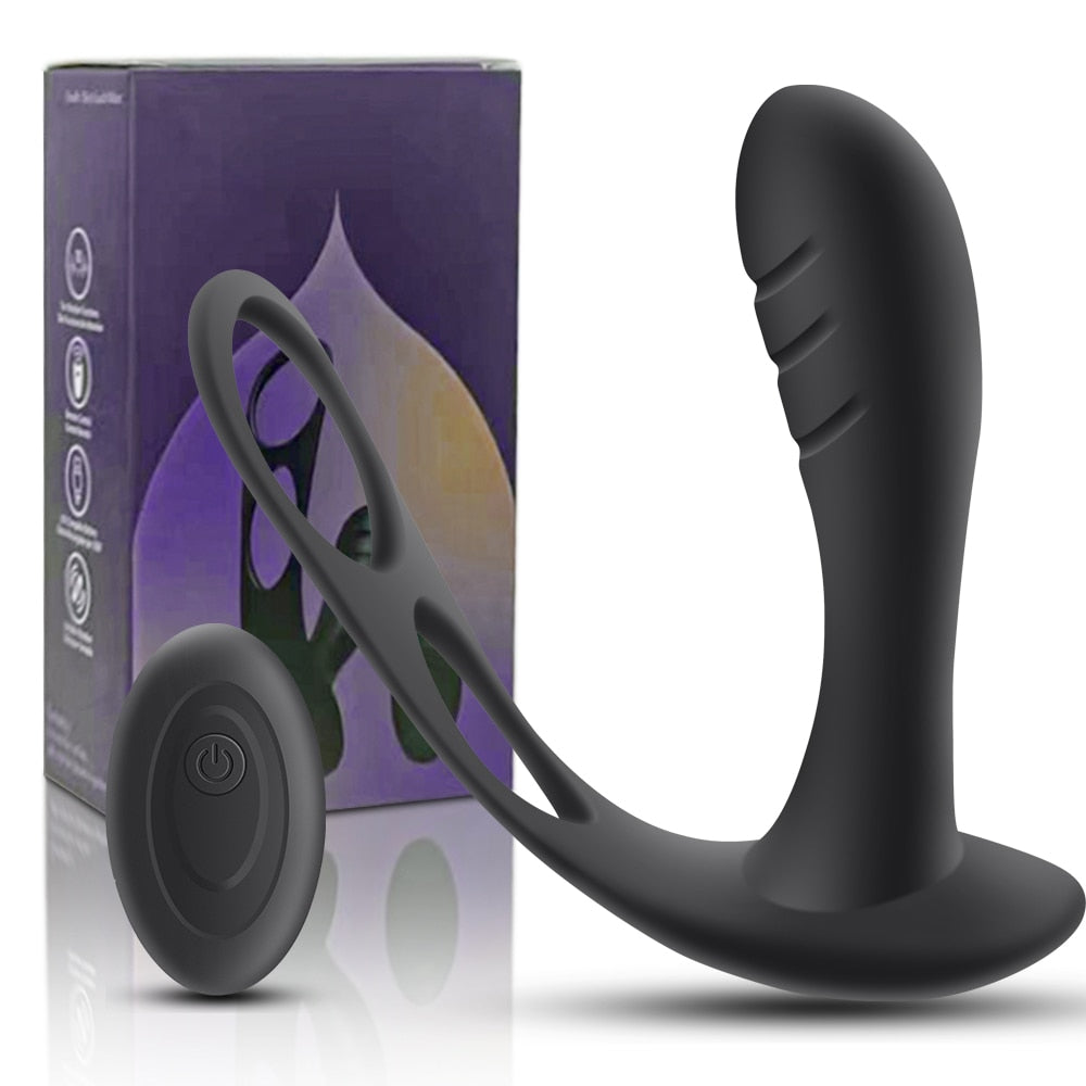 Masseur de Prostate à Cockring - Vibrant - MP4