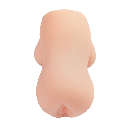 Masturbateur buste nude vue arrière en TPE souple pour plaisir masculin discret