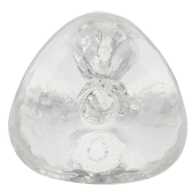 Masturbateur homme non vibrant transparent avec matière extensible et douce