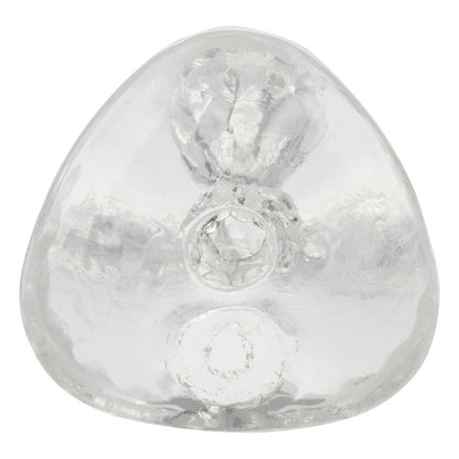 Masturbateur homme non vibrant transparent avec matière extensible et douce