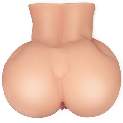 Vue de dessus du masturbateur fessier 15 kg montrant le design réaliste et la surface en TPE