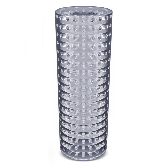 Masturbateur transparent super doux à texture stimulante pour homme, vue principale du produit