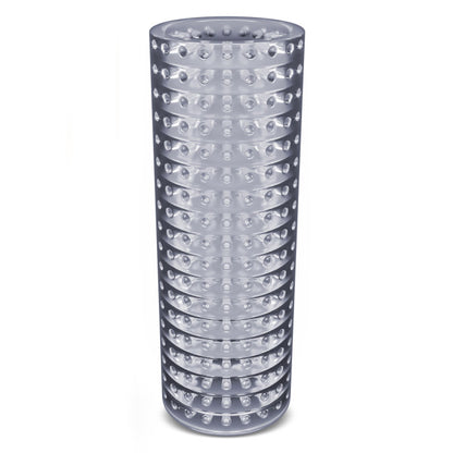 Masturbateur transparent super doux à texture stimulante pour homme, vue principale du produit
