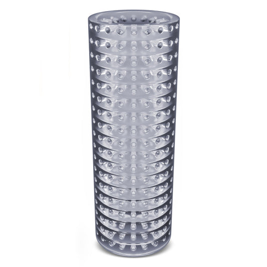 Masturbateur transparent super doux à texture stimulante pour homme, vue principale du produit