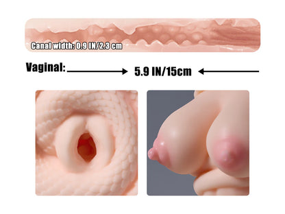 Masturbateur fantasy femme serpent avec texture interne stimulante pour sensations intenses