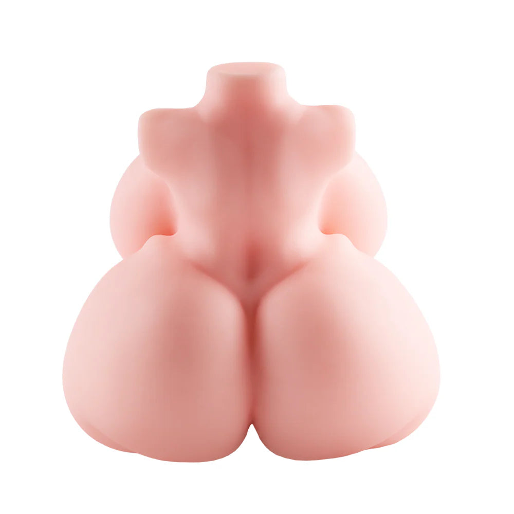 Fessier rebondi du masturbateur buste hentai vu de dos