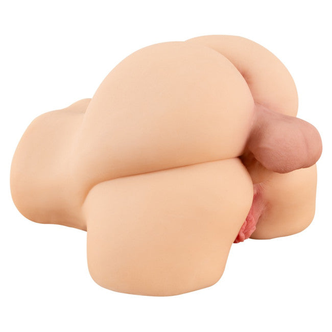 masturbateur double torse réaliste angle gauche avec design fessier immersif