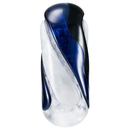 Texture hélicoïdale interne 360° du masturbateur premium, motif en spirale enveloppant
