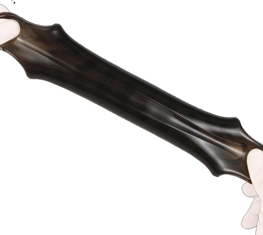 Masturbateur noir en TPE doux et flexible conçu pour le plaisir solo ou en couple