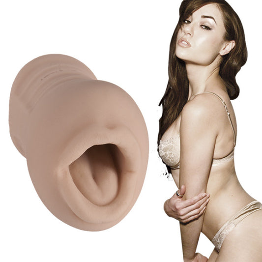 Masturbateur bouche réaliste effet gorge profonde pour aspiration intense
