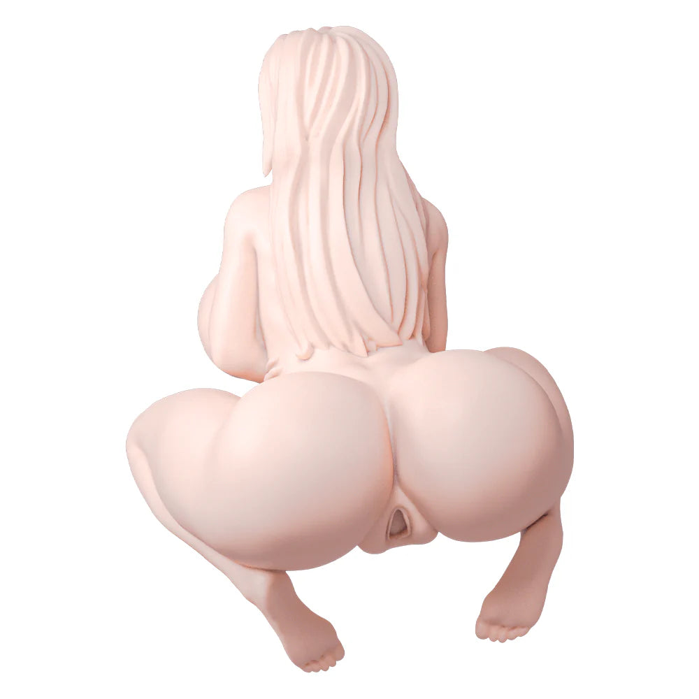 Sex doll anime vue de dos mettant en valeur le cul rebondi