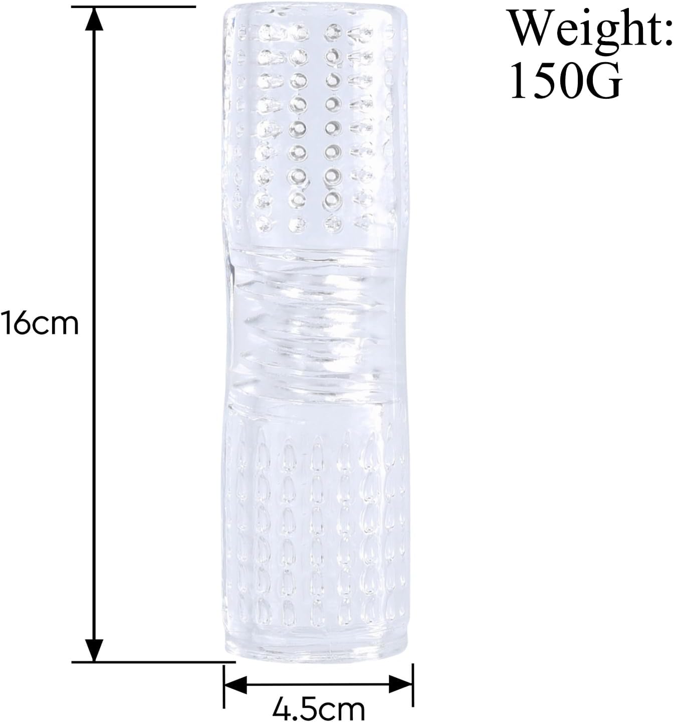 Masturbateur masculin en silicone – grande taille 16 cm