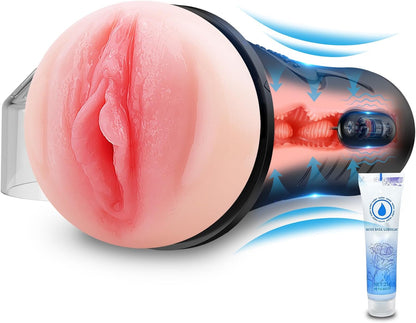 Masturbateur masculin électrique vibrant avec texture 3D réaliste vue de face