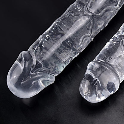 Matière TPE médical souple et flexible du godemichet réaliste transparent hypoallergénique