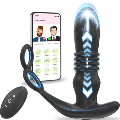 Massenger della prostata di cockring-Vibrante-MP4