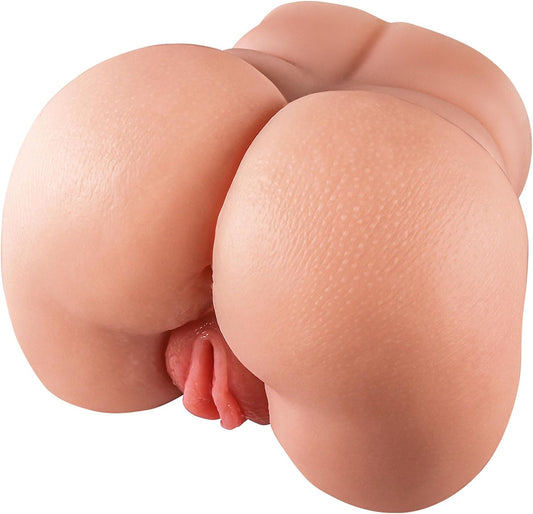 Masturbateur fessier 1,1 kg BBW vue de profil - Courbes réalistes et design compact