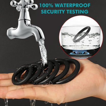 Cockring en silicone étanche utilisable sous la douche