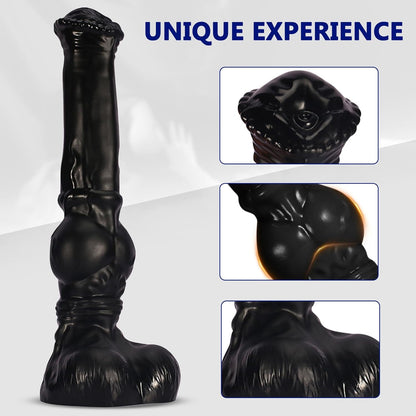 Comparatif des trois tailles XXL XXXL XXXXL du gode anal extra large nervuré noir en TPE