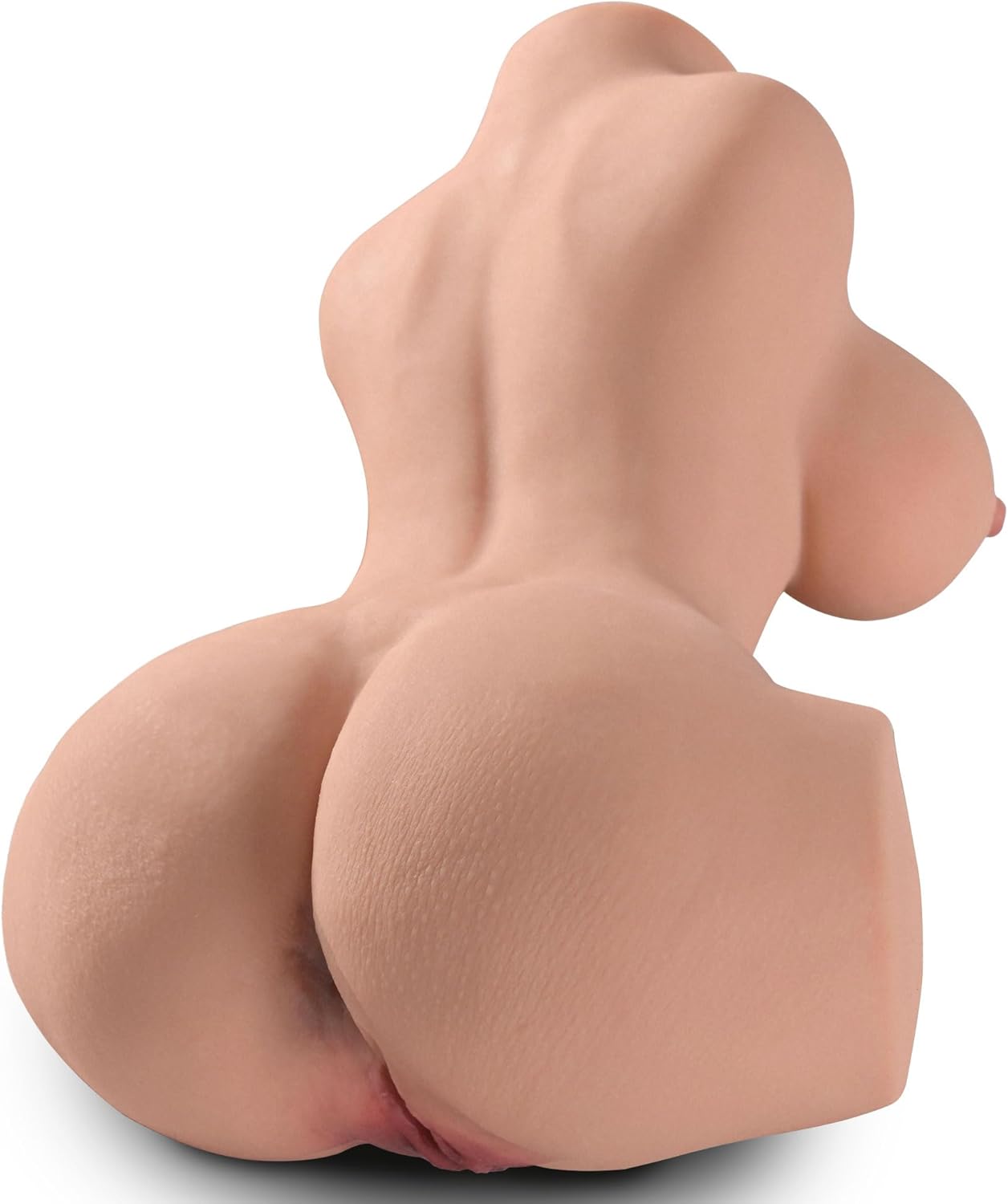 Vue arrière du masturbateur buste homme avec fesses rebondies et canal anal réaliste