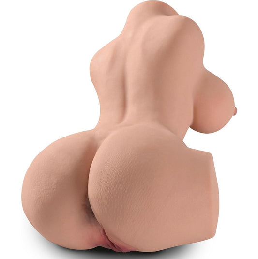 Vue arrière du masturbateur buste homme avec fesses rebondies et canal anal réaliste