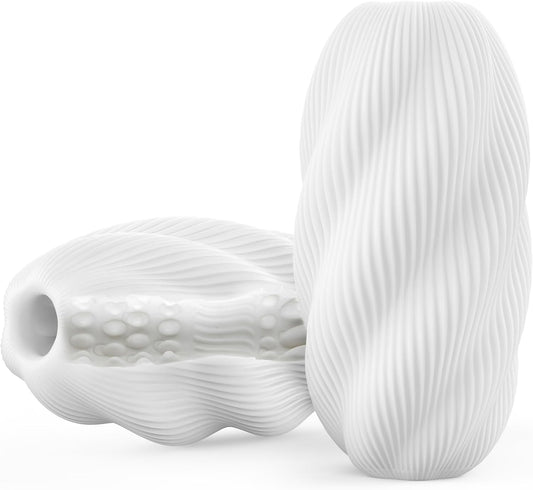 Vaginette souple et serrée avec intérieur nervuré pour masturbateur homme discret