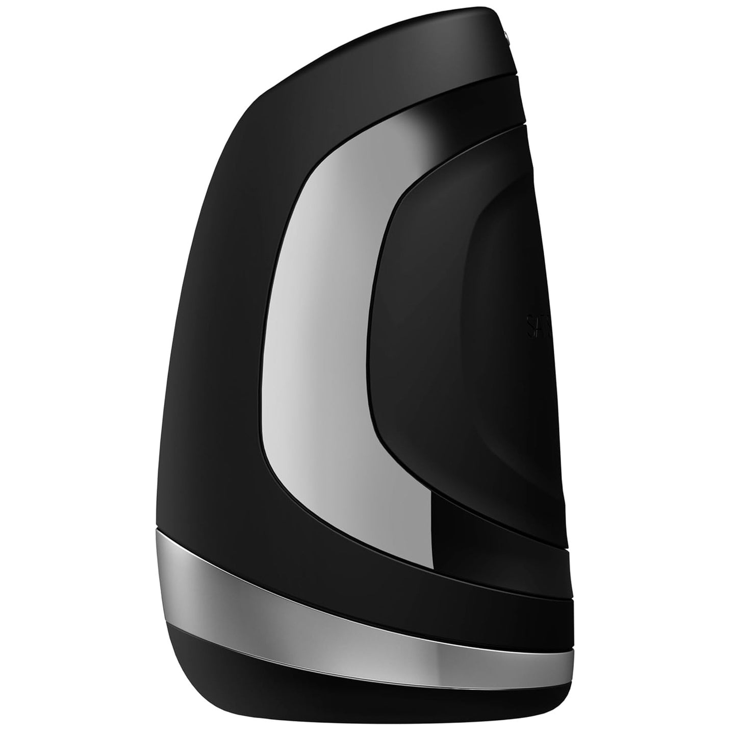 Vibromasseur pénis vue de profil montrant sa forme gainante